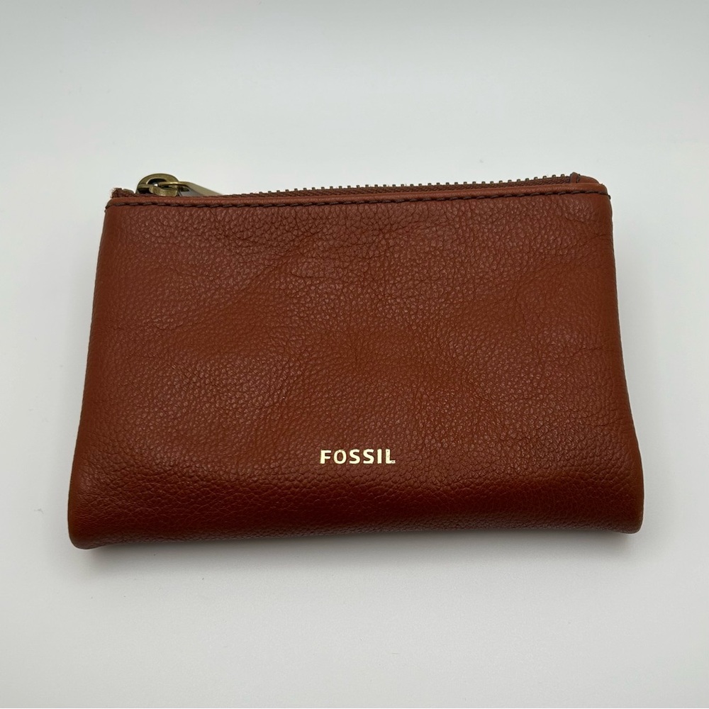 Fossil Lainie Multifunction Brown Leather 
Wallet Clutch